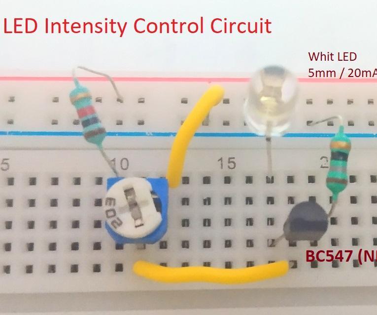 Simple LED Intensity Control Circuit