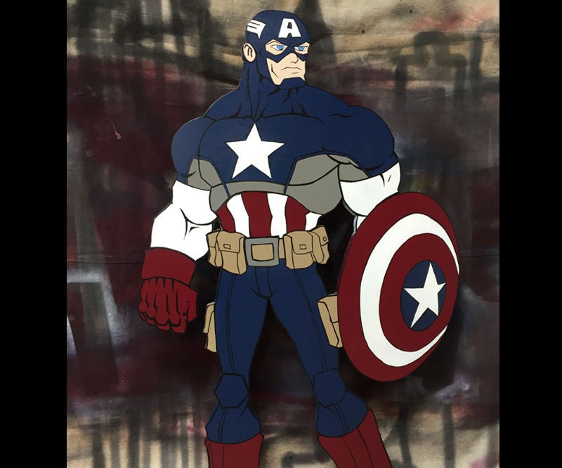 Captain America Wall Art - Limited Tools