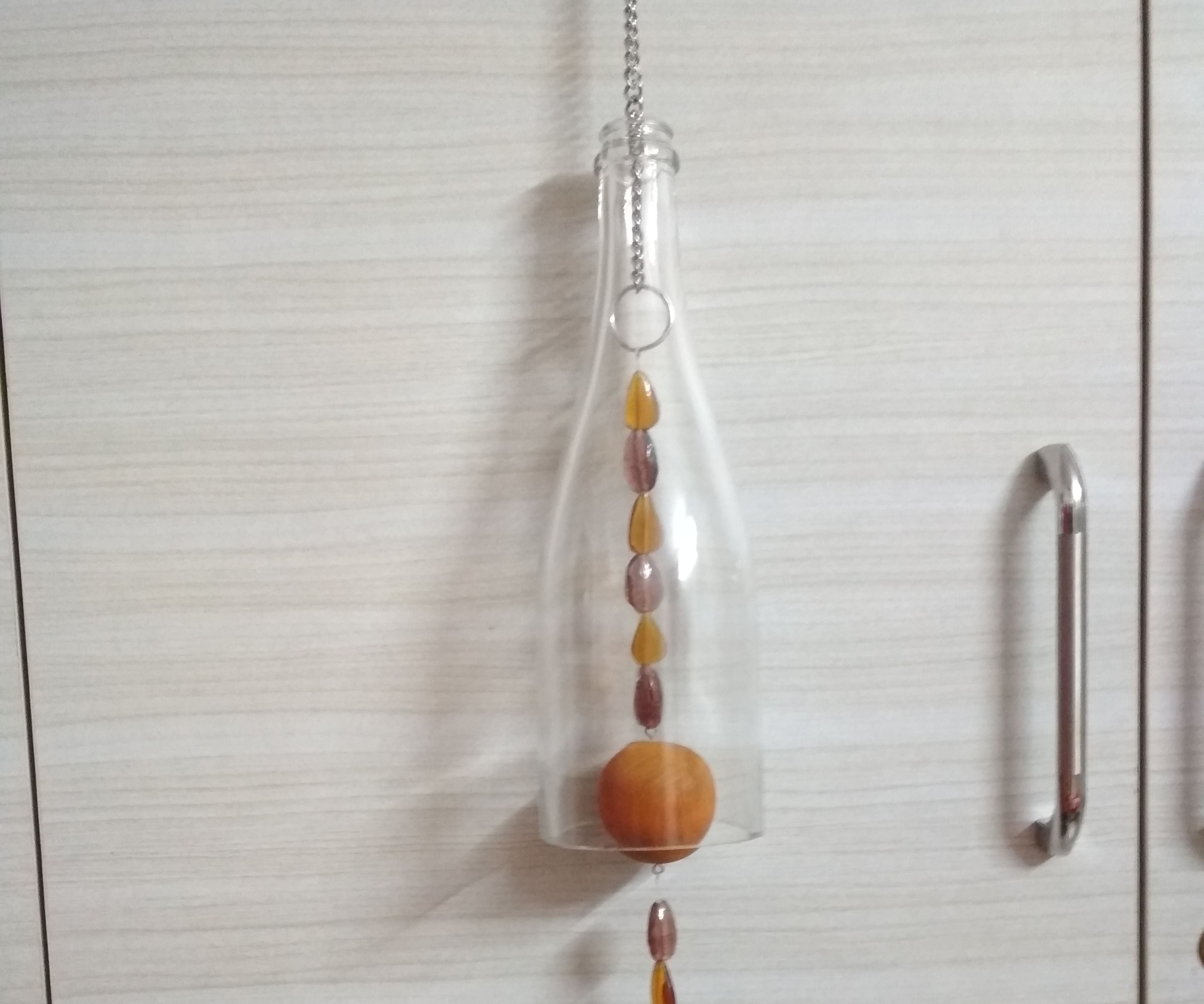 Glass Bottle Wind Chime