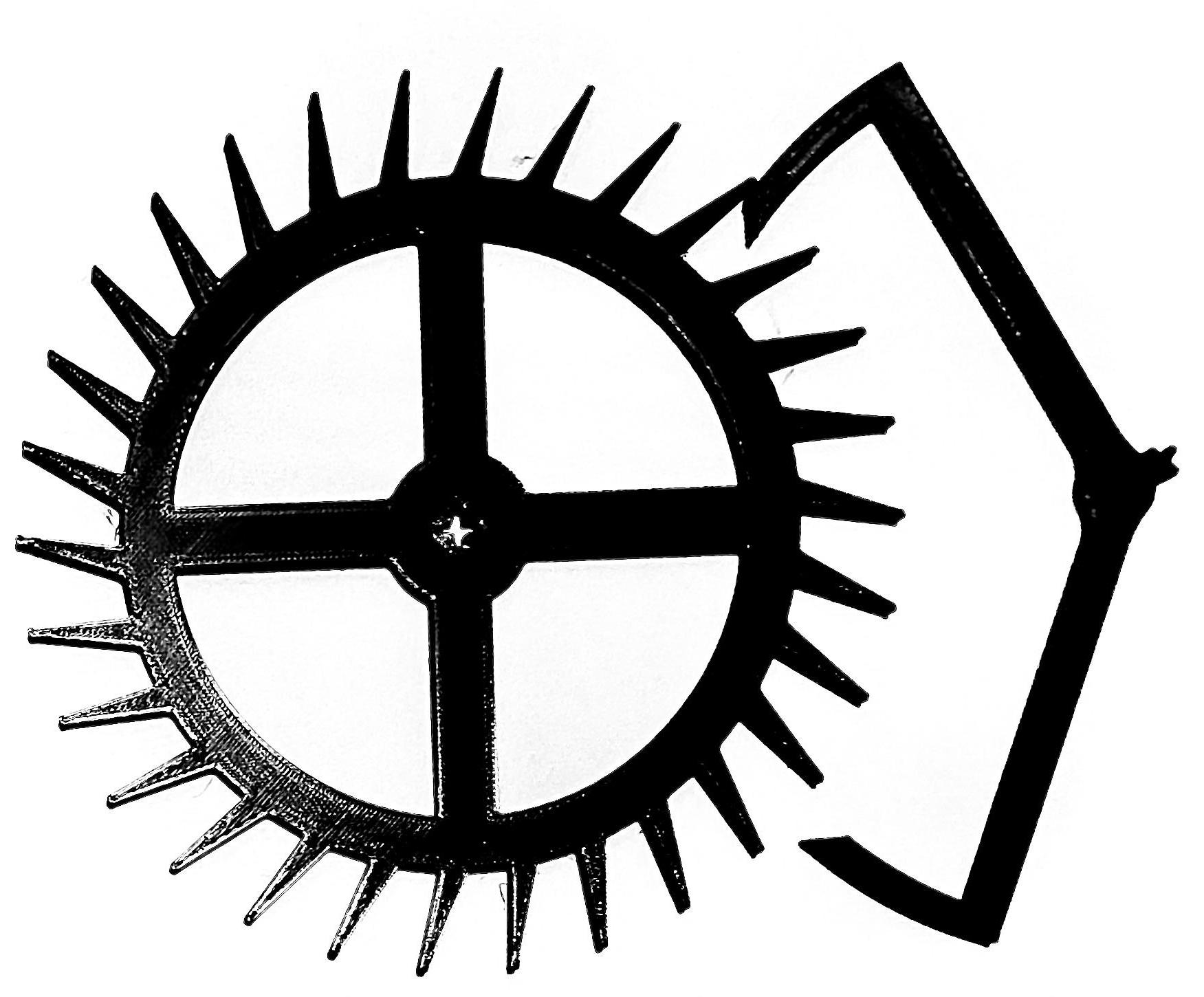 A Pendulum Escapement Guide for 3d-printing