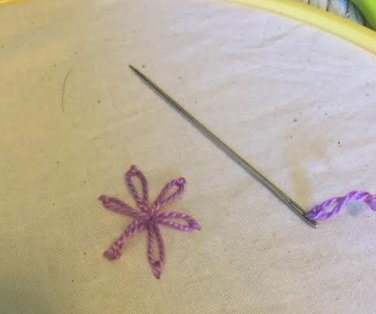 The Lazy Daisy Stitch