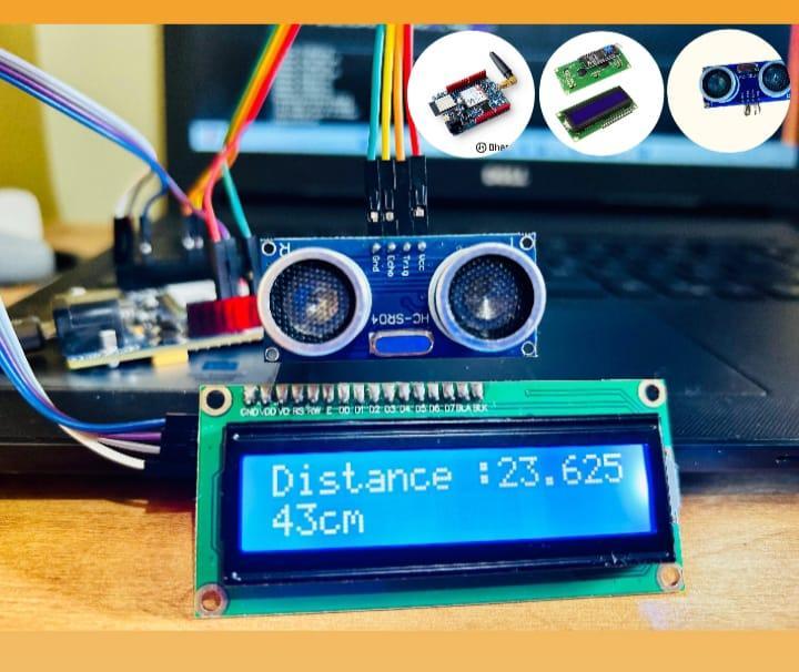 Ultrasonic Sensor With Micropython Using BharatPi Board