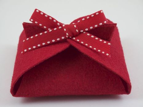 Folded Felt Gift Box