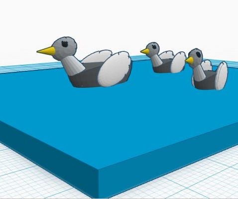 Representing Water on Tinkercad