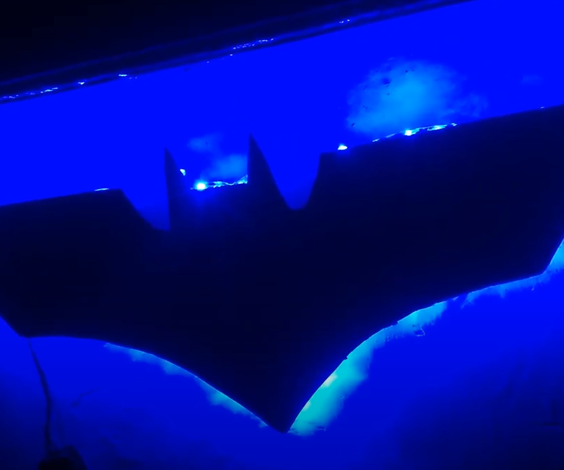 DIY Halloween Bat Night Light