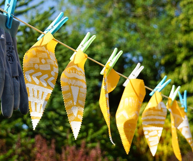 Make Your Own Oil Cloth | DIY Waterproof Outdoor Bunting