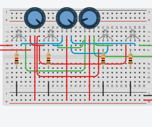 RGB LEDs With Potentiometers