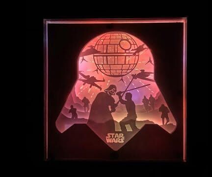 How to Make Shadow Box Star Wars