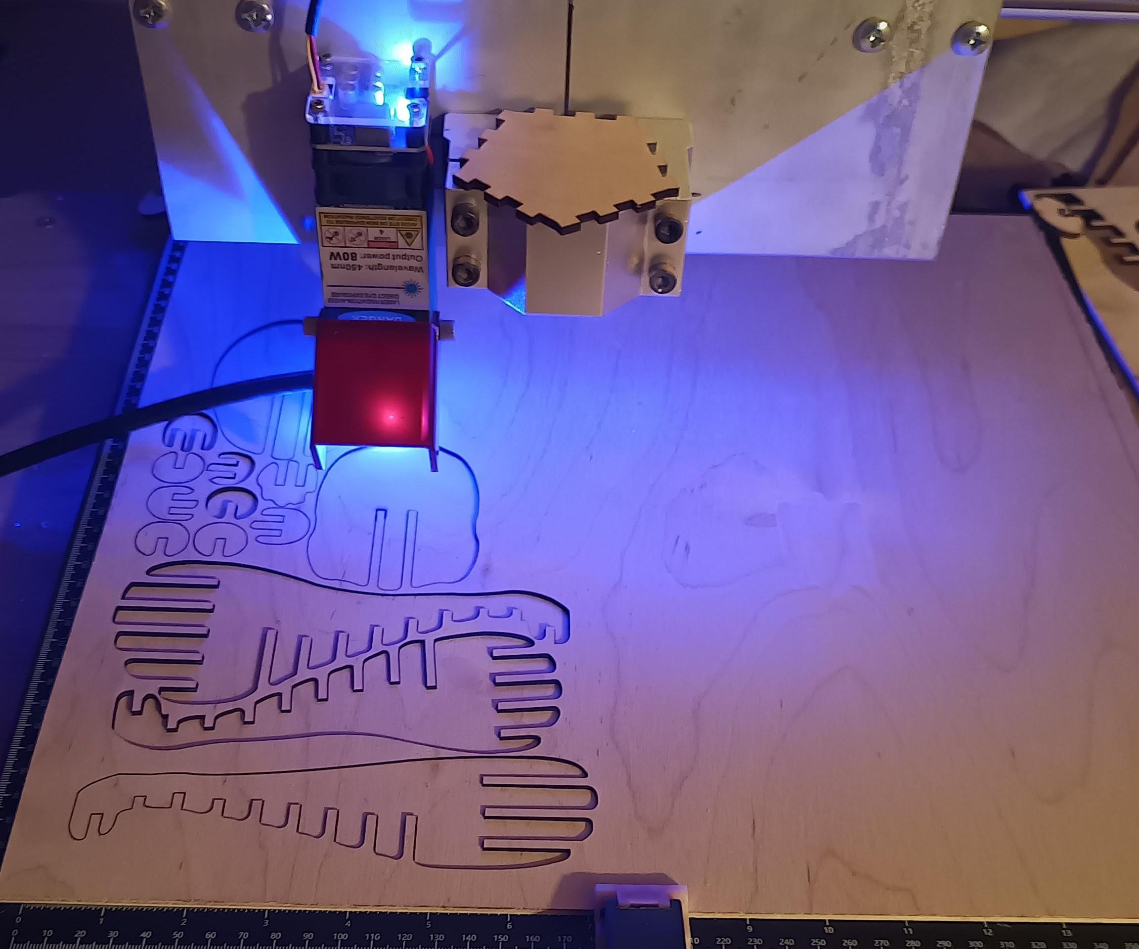 DIY CNC Machine Upgrade to Laser Cutting