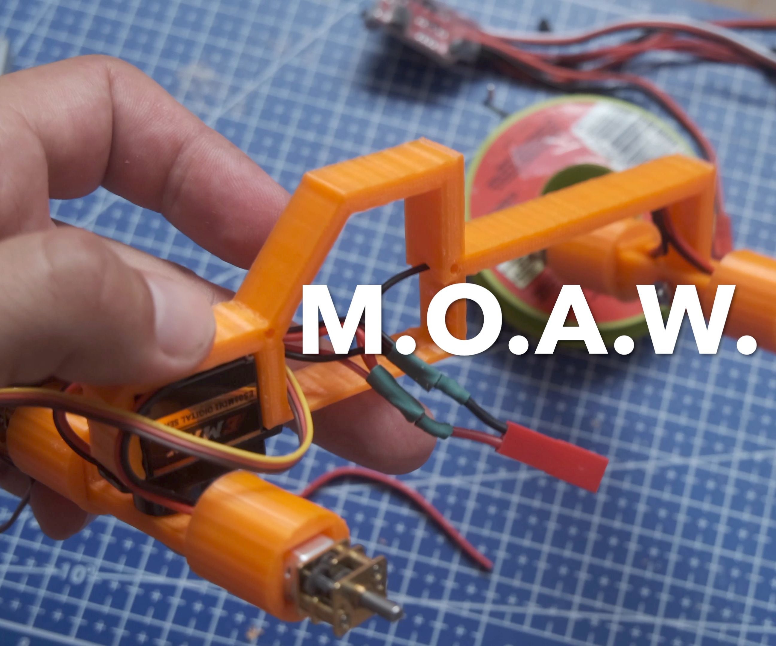 M.O.A.W. 3d Printed RC Crawler