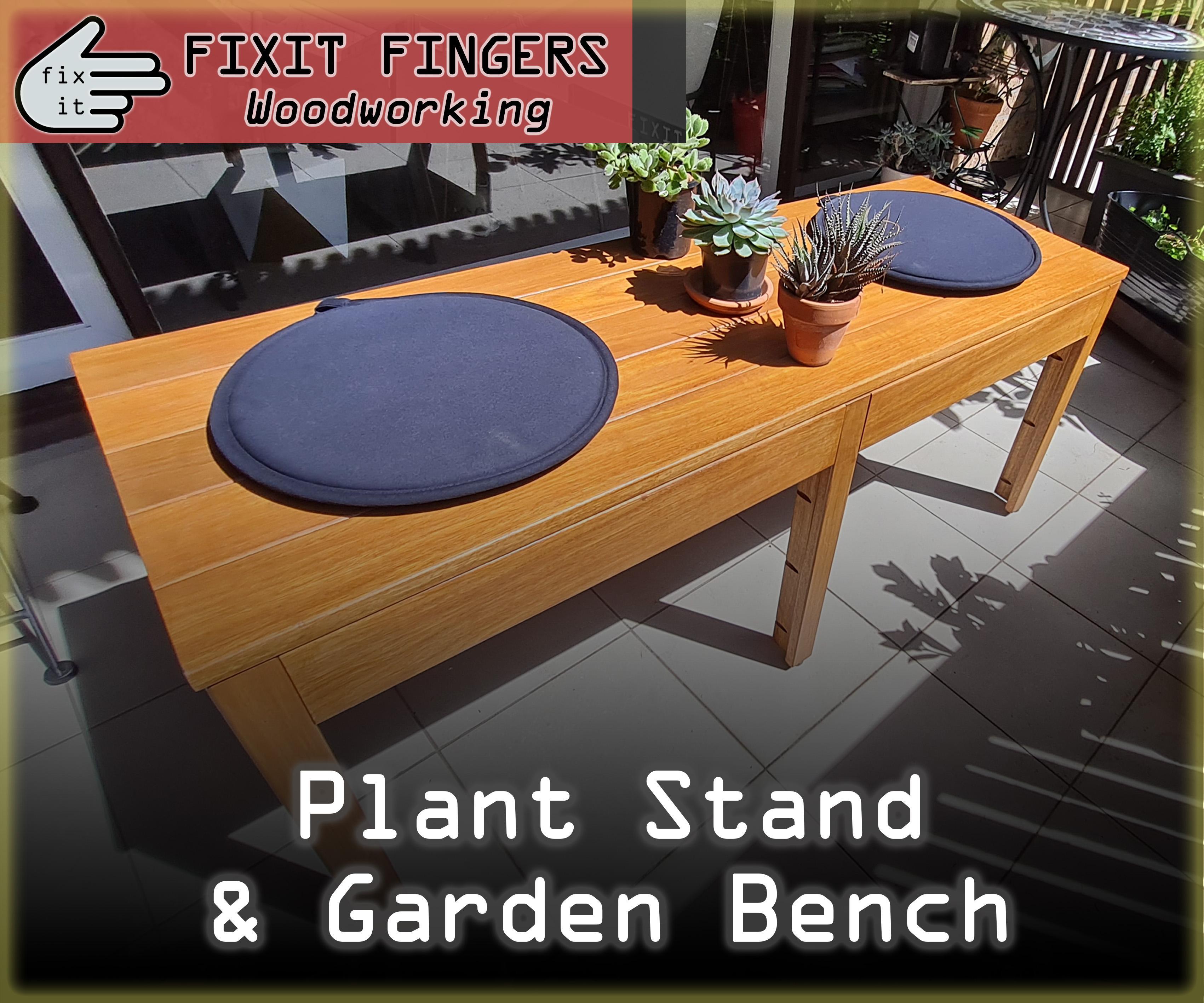 Garden & Balcony Plant Stand / Bench Seat