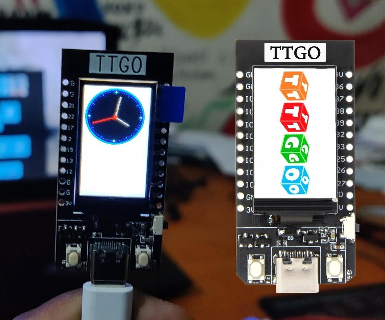 TTGO T Display Internet Watch/Clock