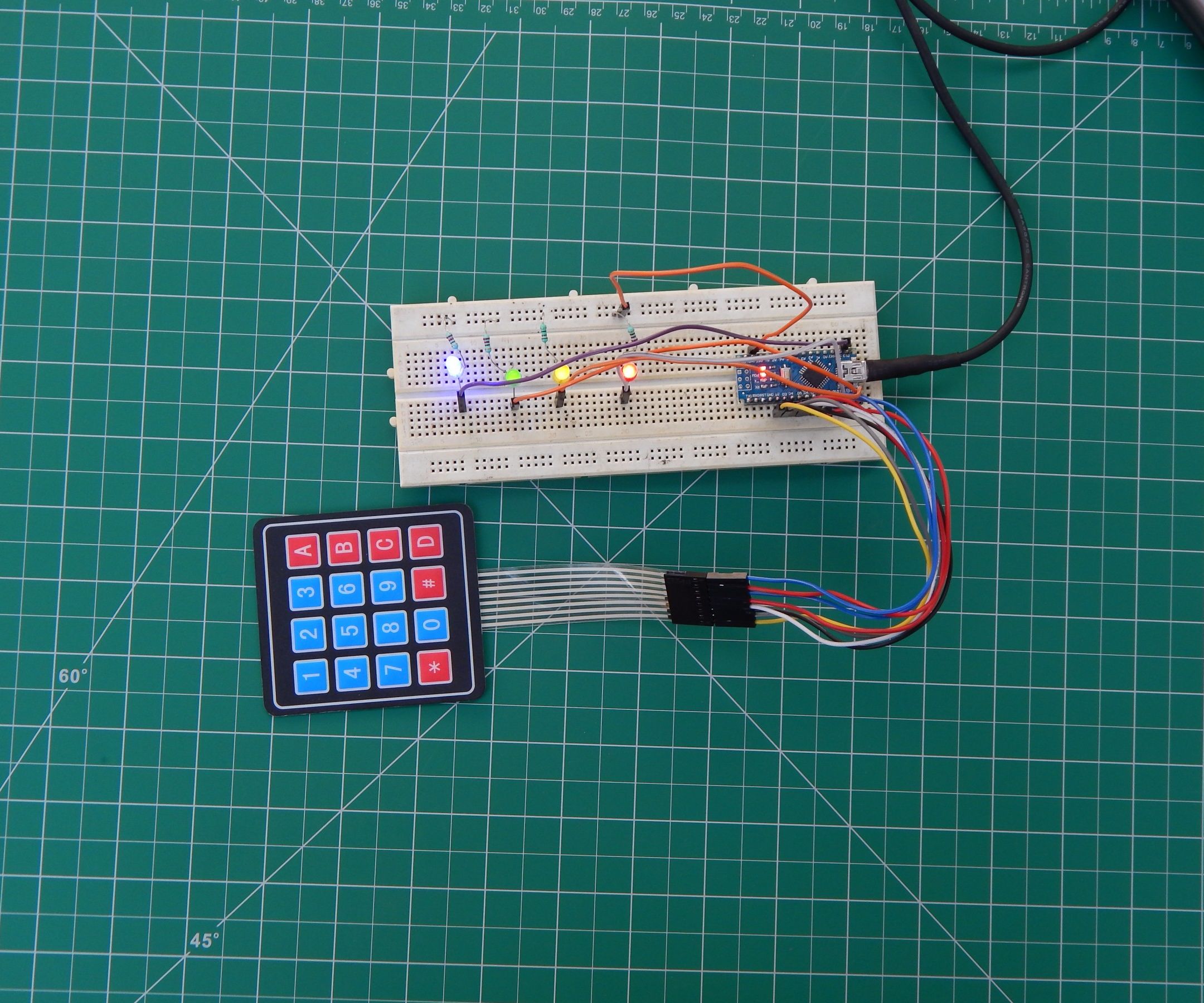 Arduino 4x4 Matrix Keypad
