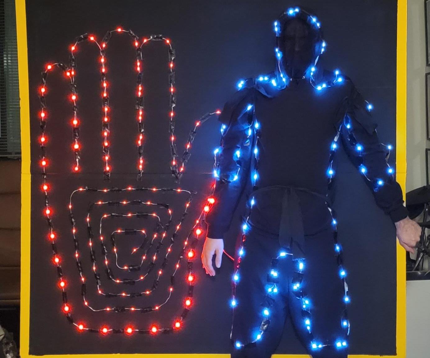 Light-up Crosswalk Sign Costume