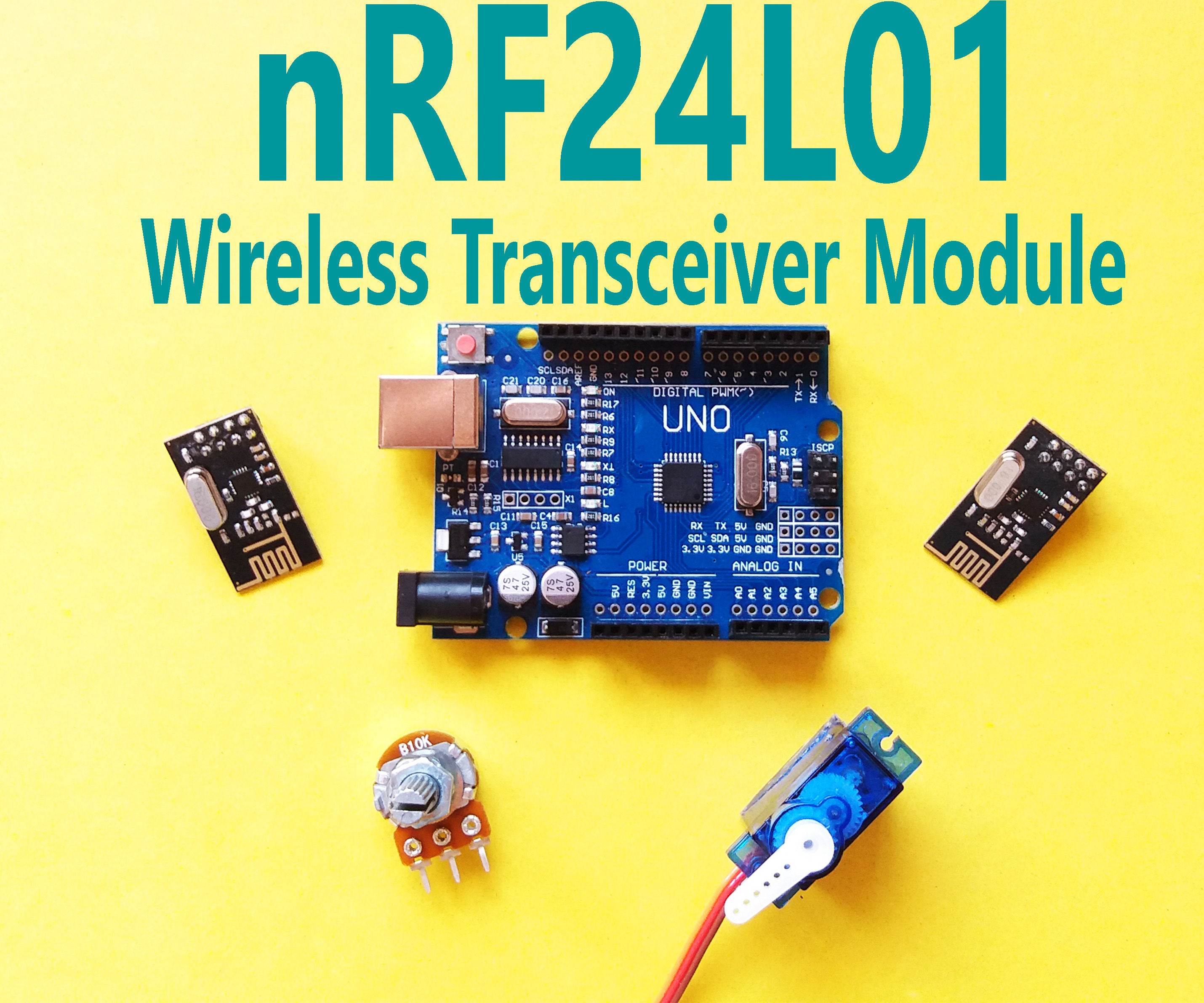 Arduino - NRF24L01 Wireless Transceiver Module