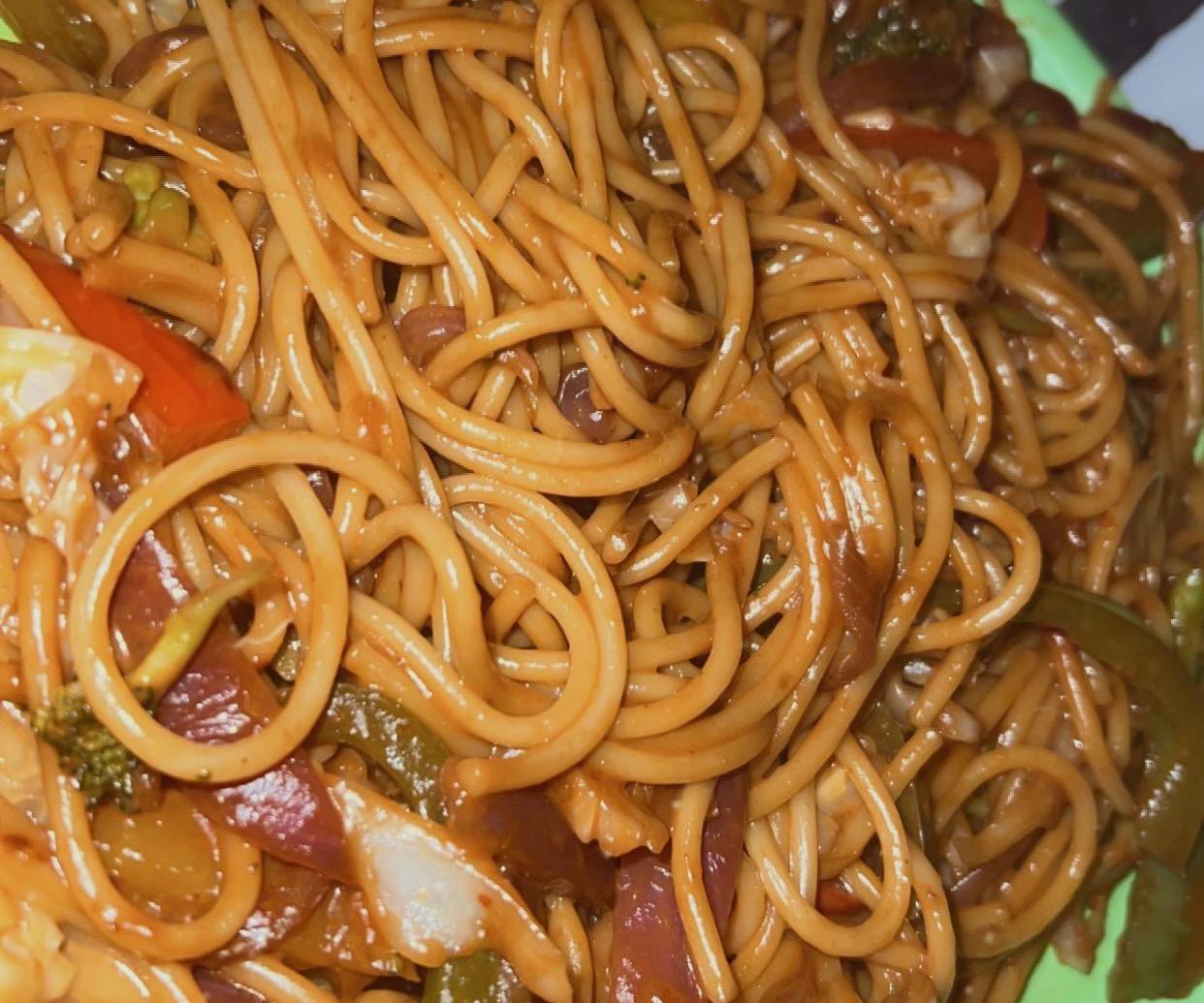 How to Make Indian Vegetarian Style Spaghetti