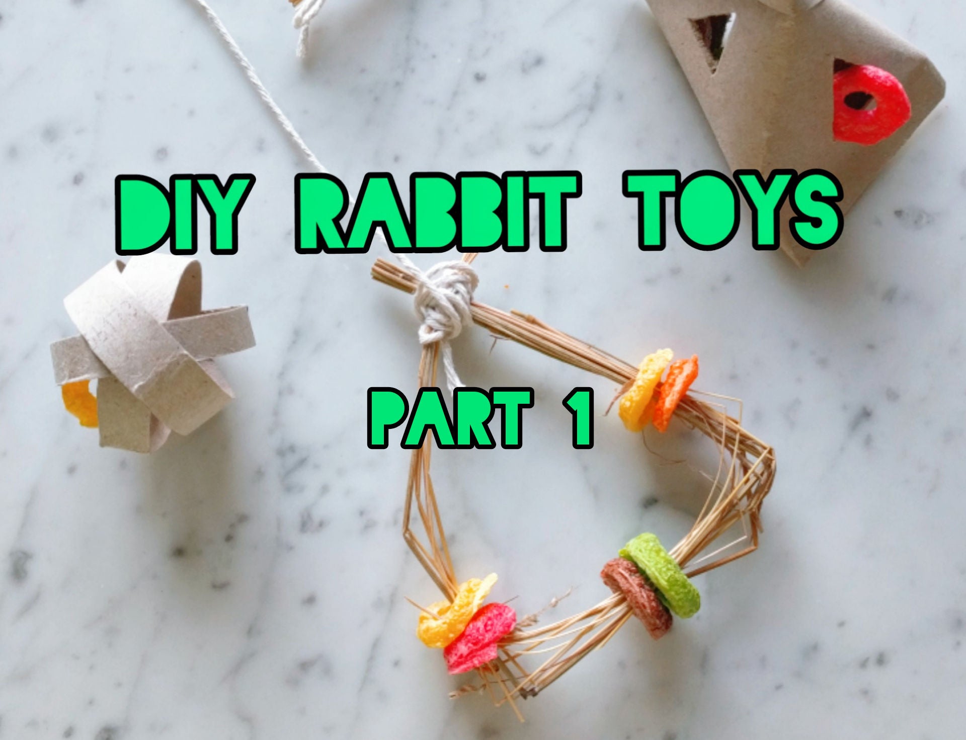 DIY Rabbit Toys (Part 1)