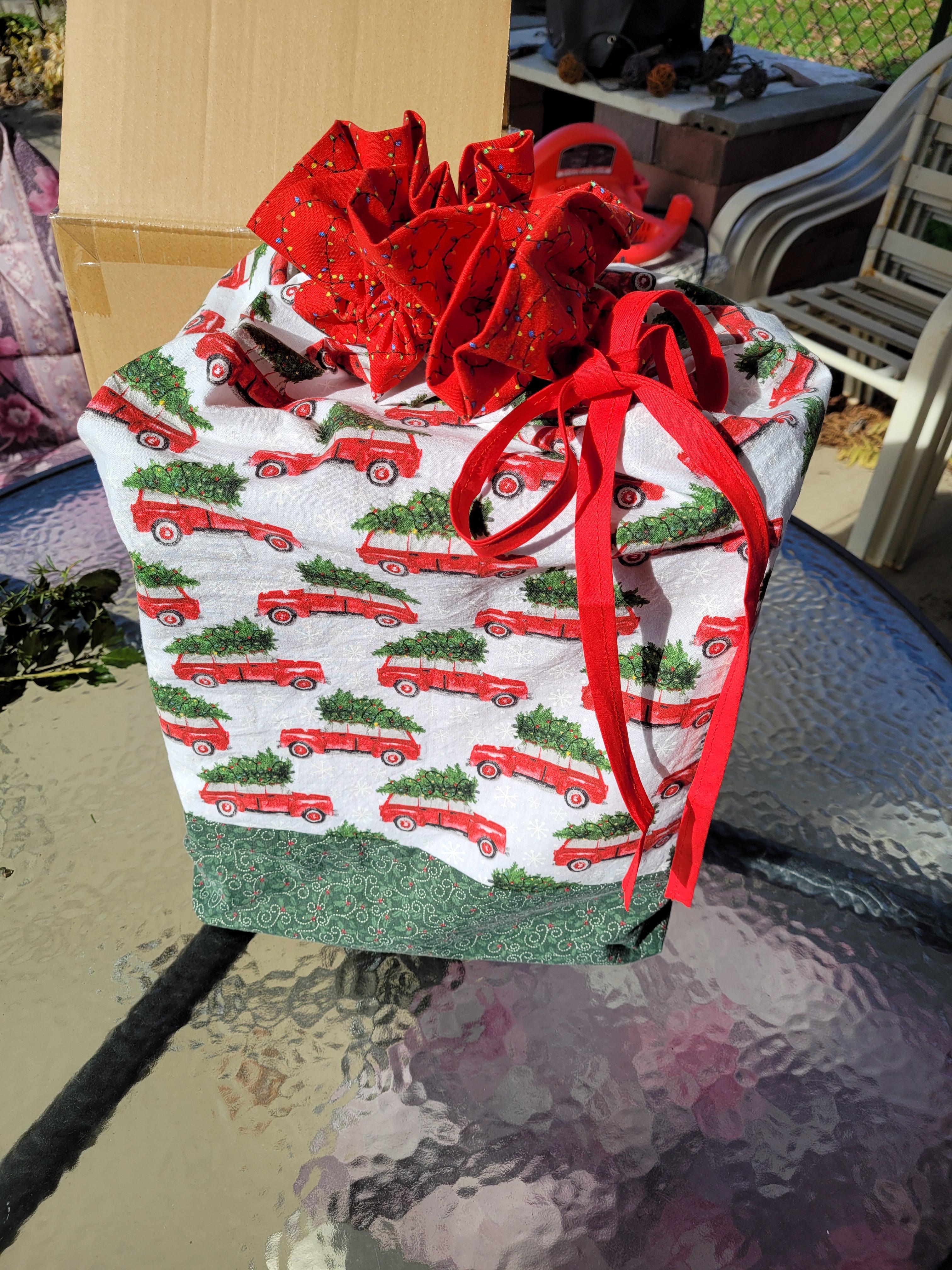 Reusable Christmas Wrap Bag