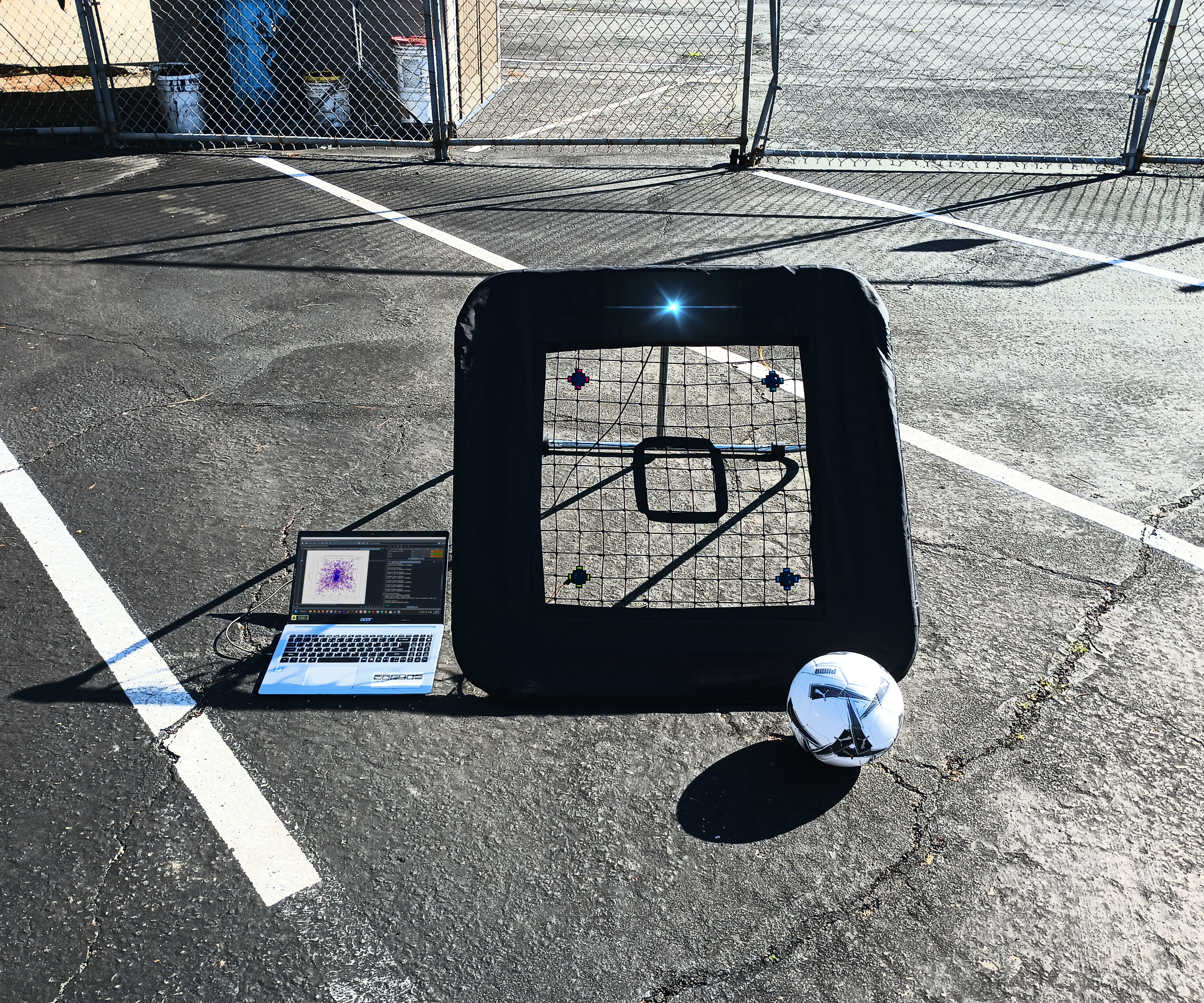 Accuracy-Sensing Smart Sports Rebounder With ESP32