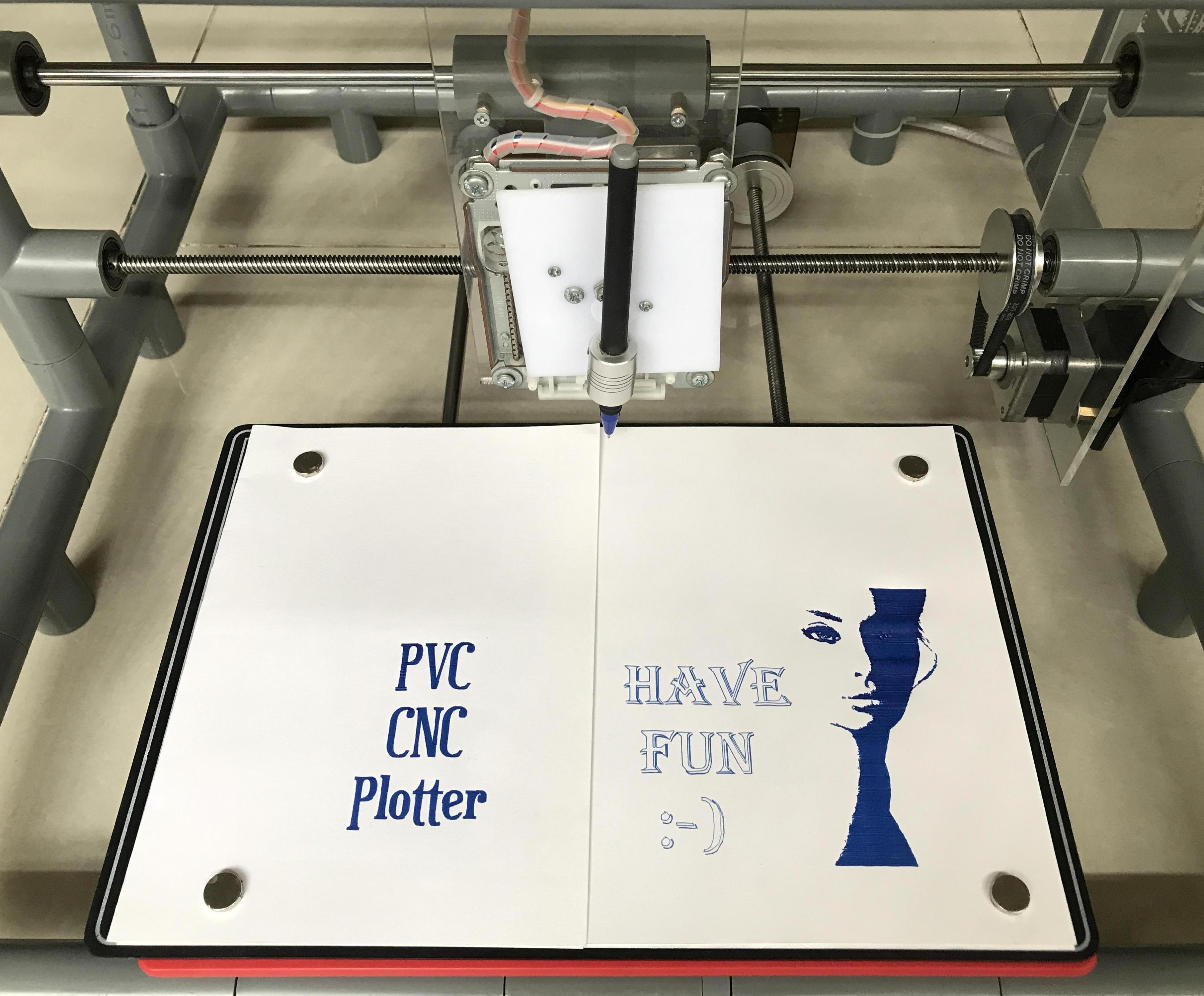 BUILD a PVC CNC PLOTTER IN a SIMPLE WAY