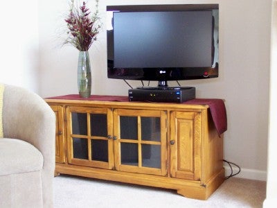 Make a TV Cabinet Fit Its Electronics