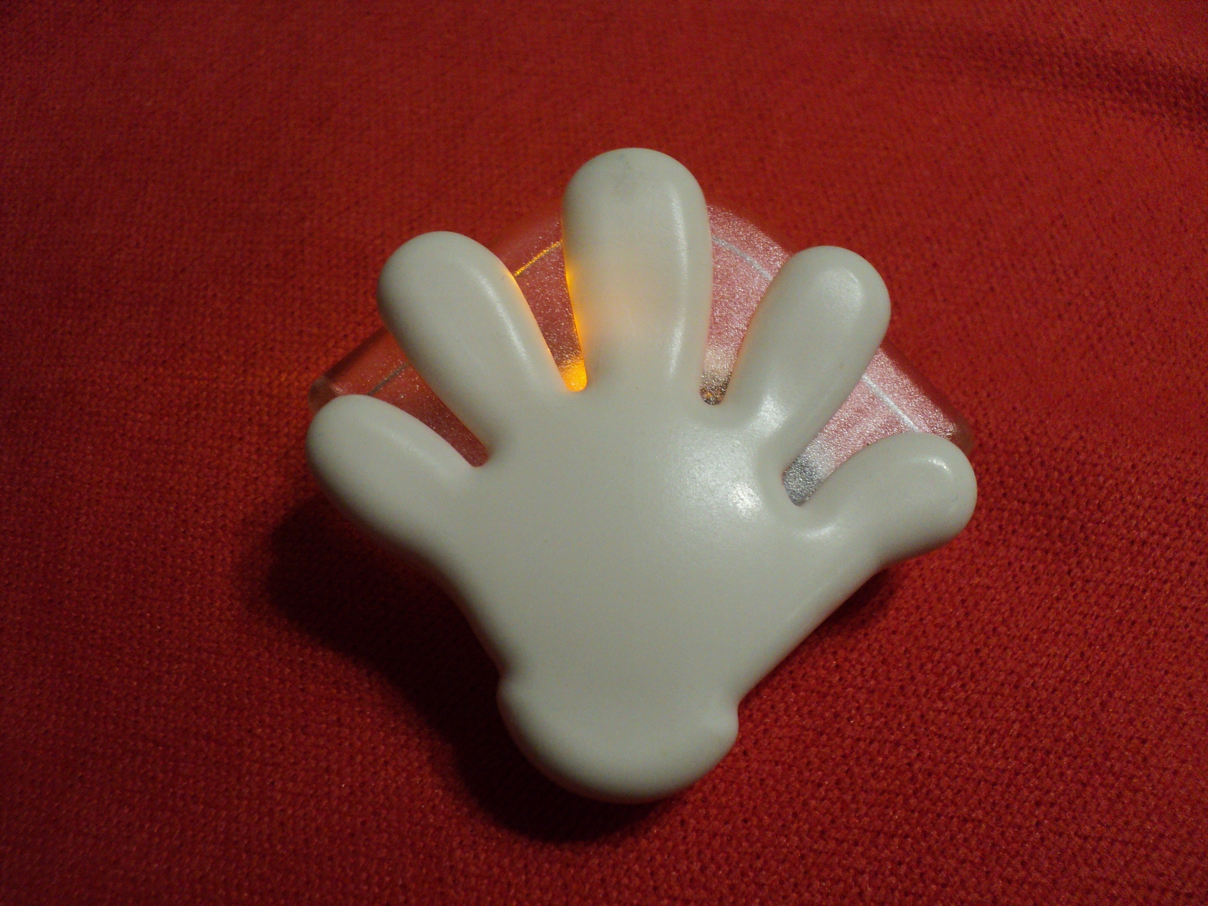 Internet High Five Lighted LED Brooch