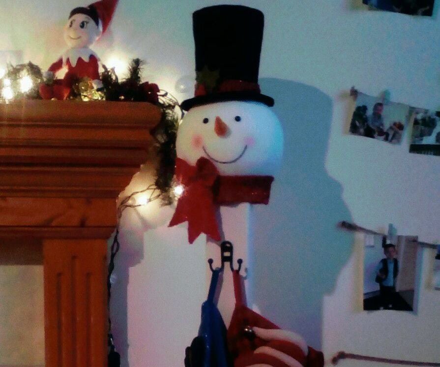 Snowman Christmas Stocking Holder