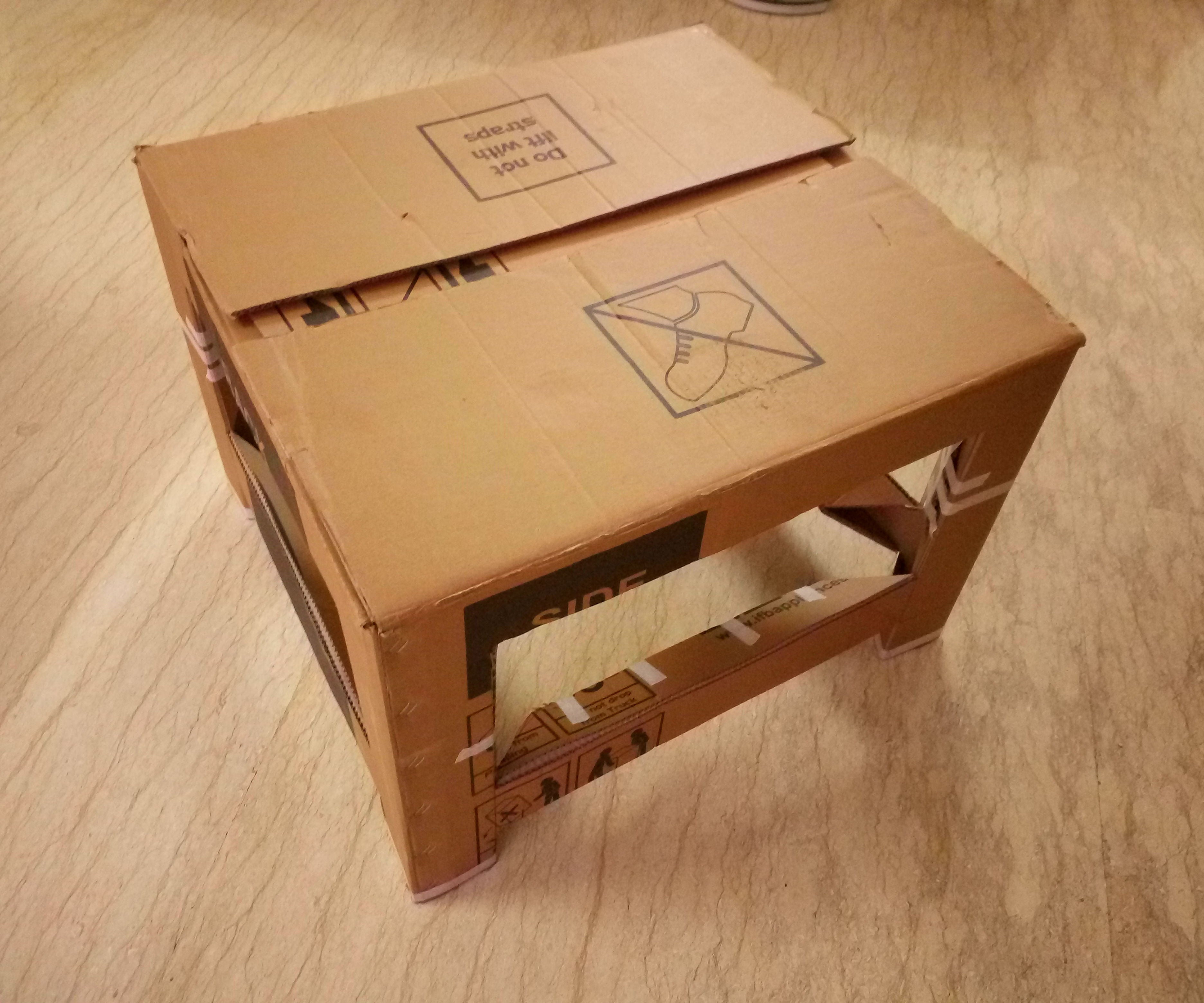 Cardboard Side Table