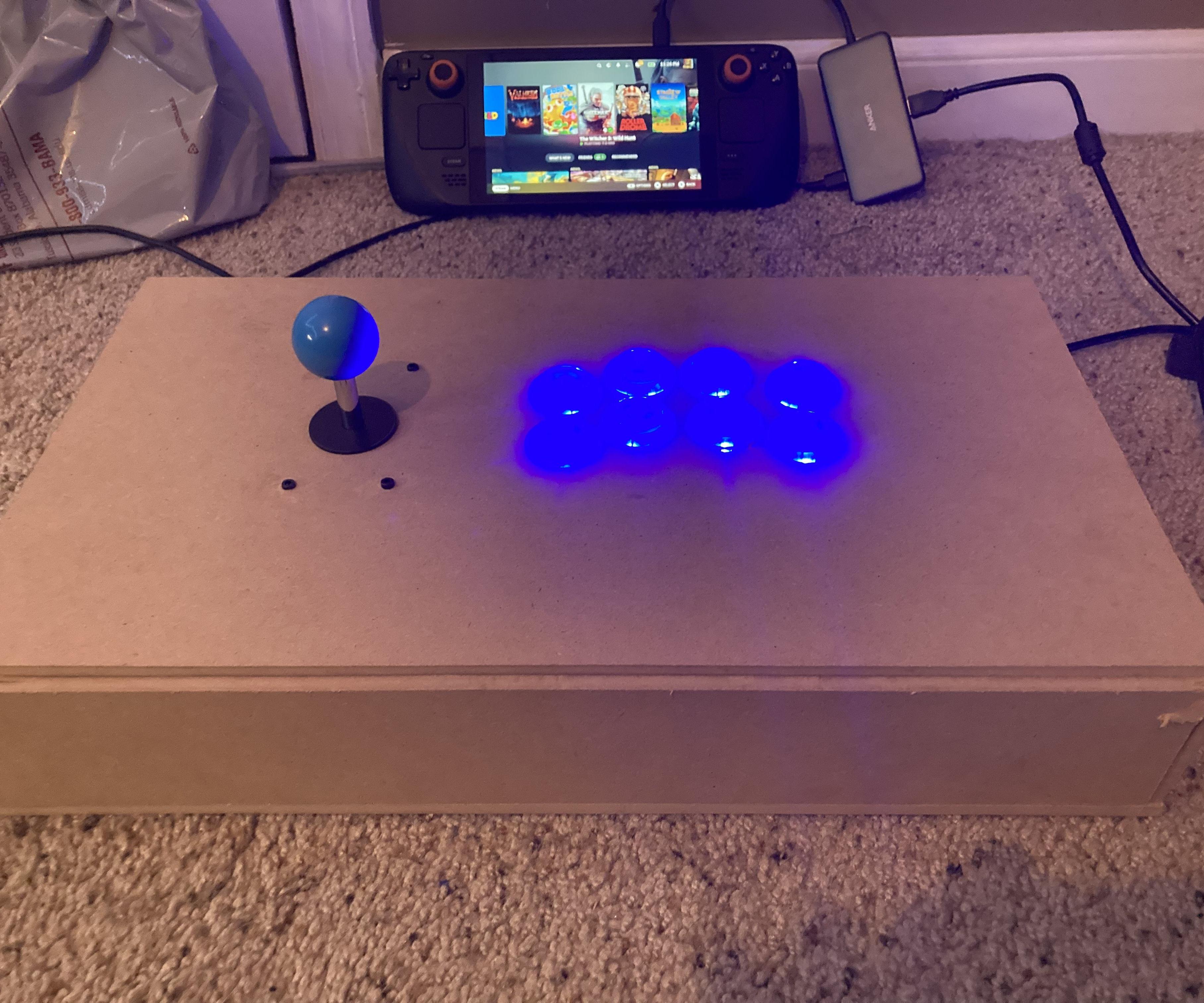 Steam Deck Arcade Fight Stick