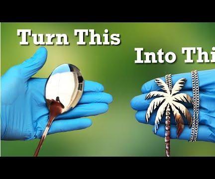 Turn a Spoon Into a Palm Tree Necklace