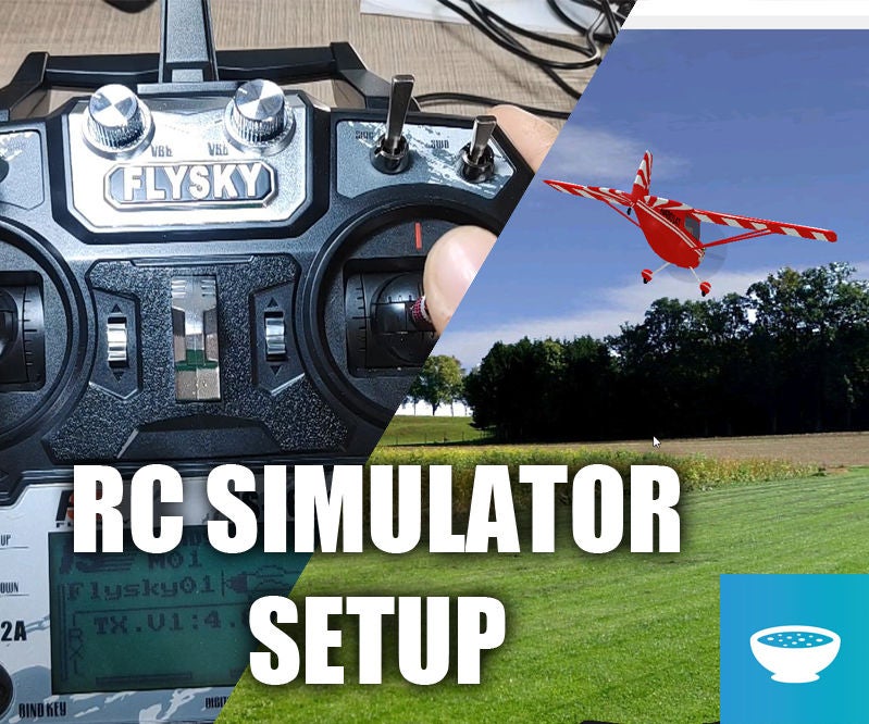 FlySky FS-i6X Setup With a RC Simulator