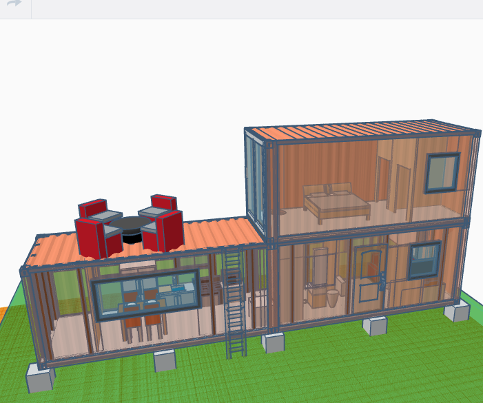 Modern Style Shipping Container House