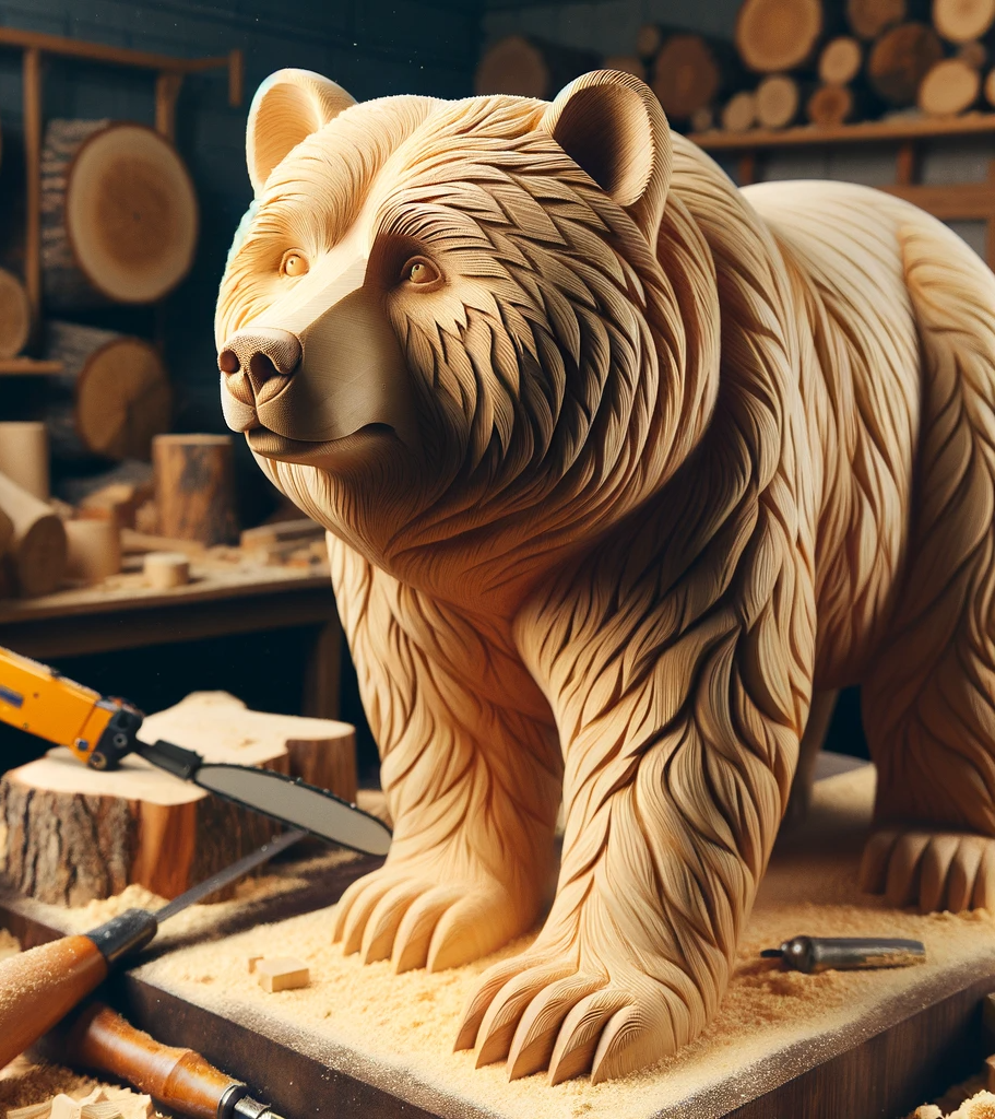 Chainsaw Carving Unveiled: Start Your Journey With Our Step-by-Step Bear Carving Tutorial