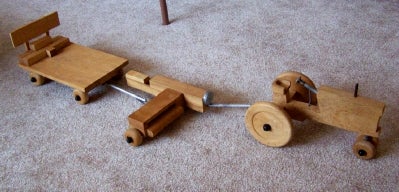 Wooden Farm Toys for Haymaking