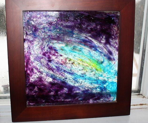 Galaxy Glass Art