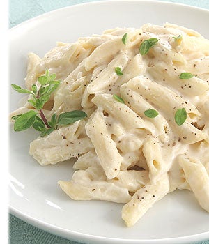 Light, Fresh and Creamy Home Made Alfredo Pasta