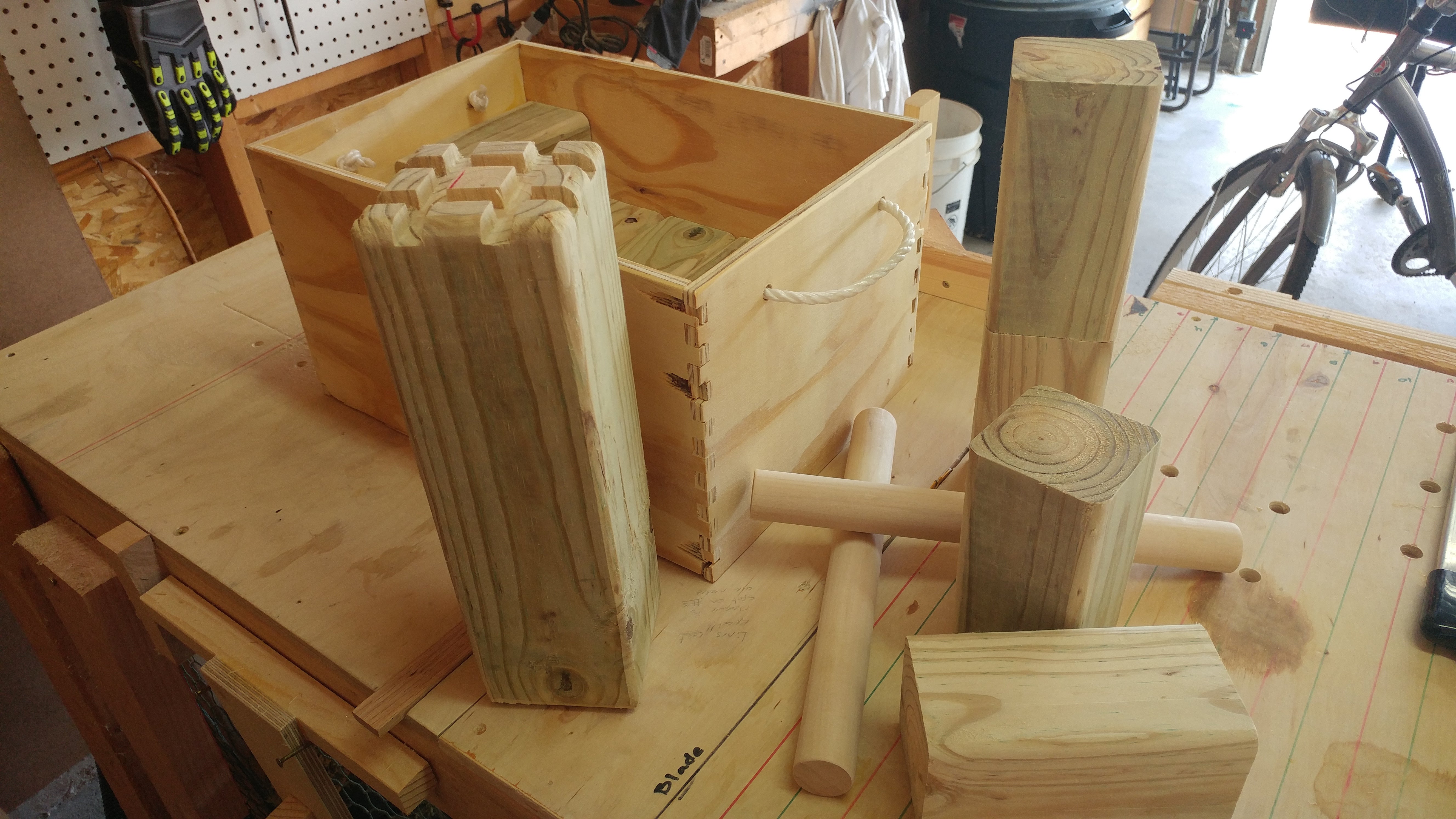 How to Build Kubb (Viking Chess)