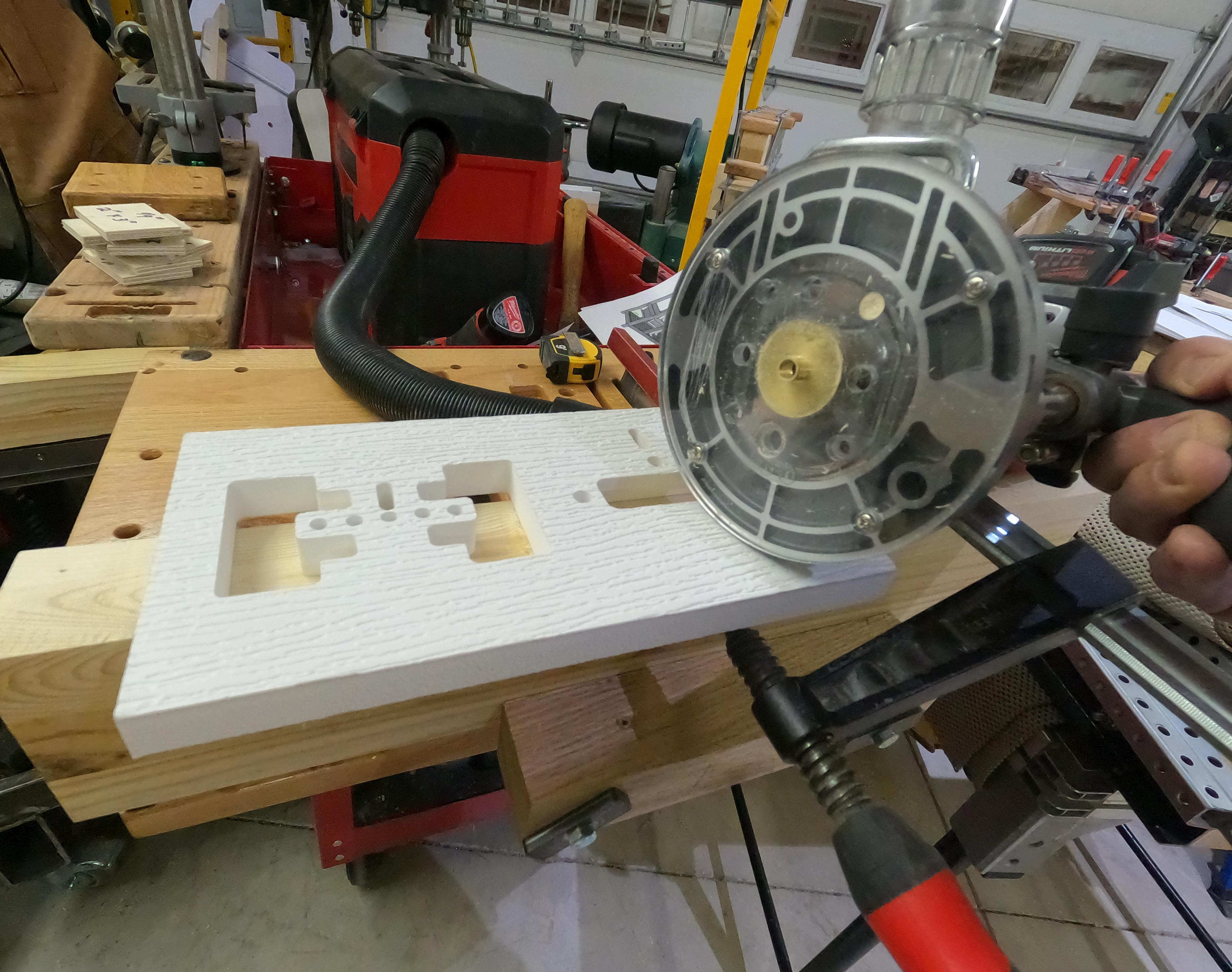 Fabricate a Mortise & Tenon Template on a CNC Router