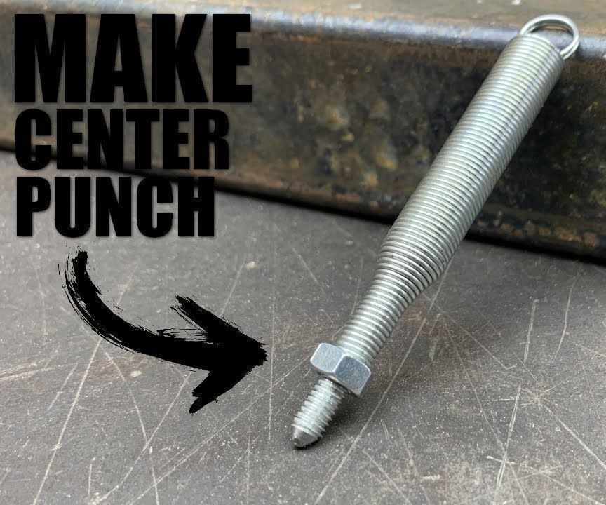 How to Make a Homemade Automatic Center Punch