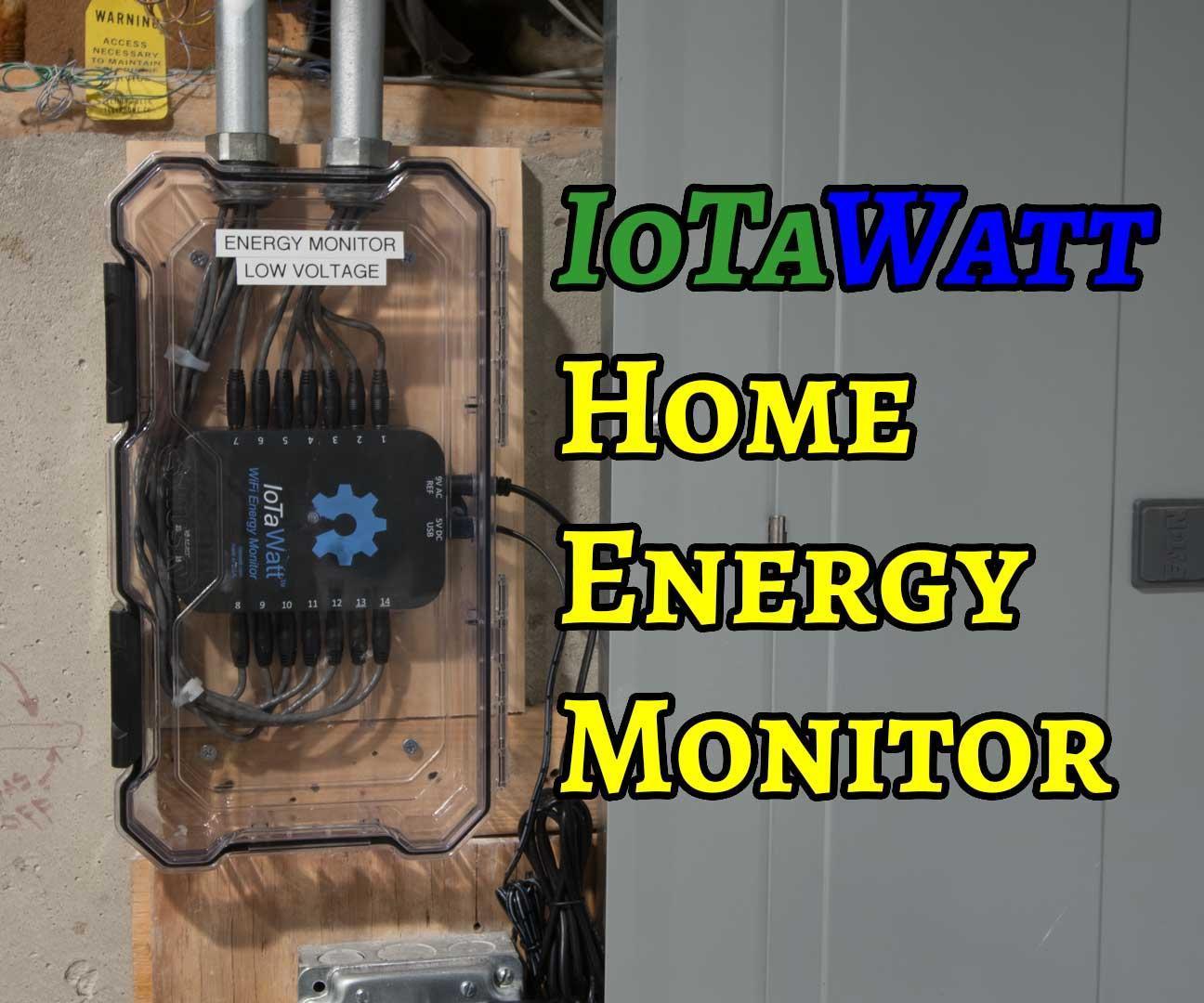 Installing an IoTaWatt Home Energy Monitor