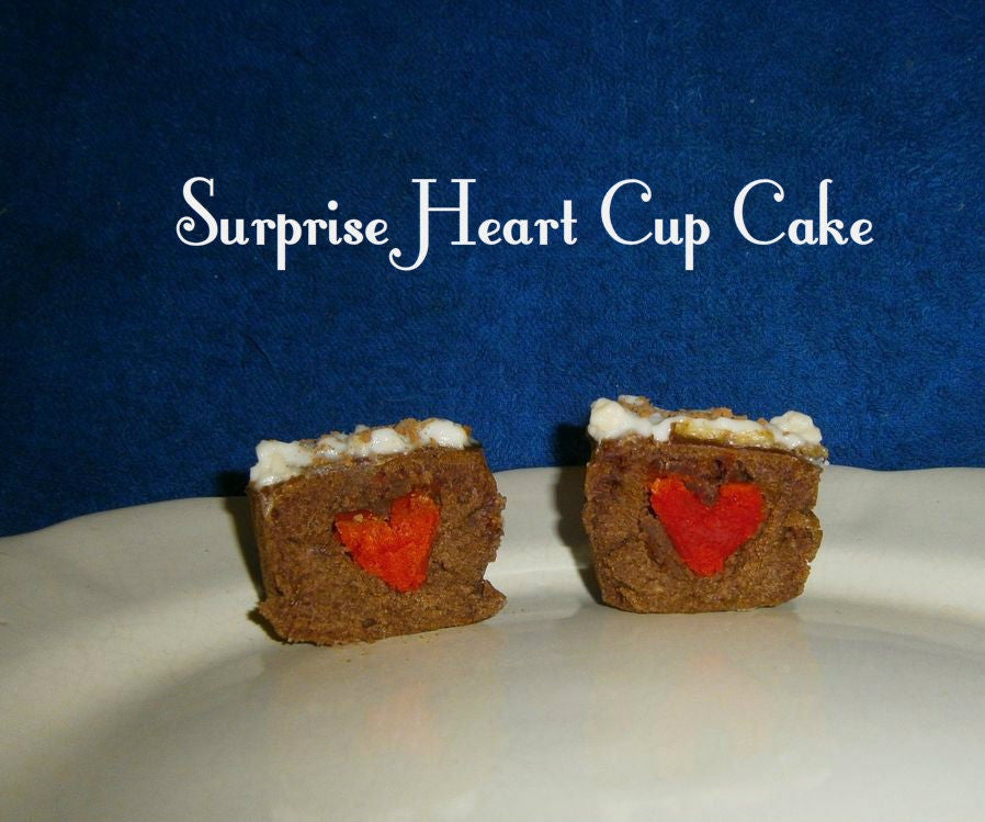 Surprise Heart Chocolate Cup Cake