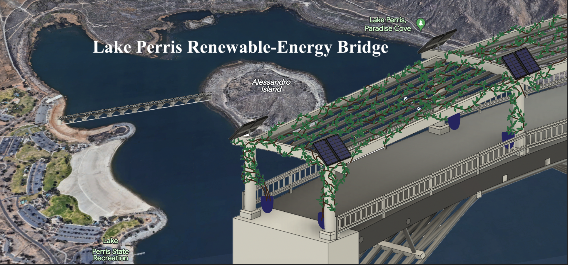 Lake Perris Renewable Energy Bridge