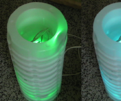 Hack Empty Nappy Bin Refill Cassettes Into a Modulable LED Lamp