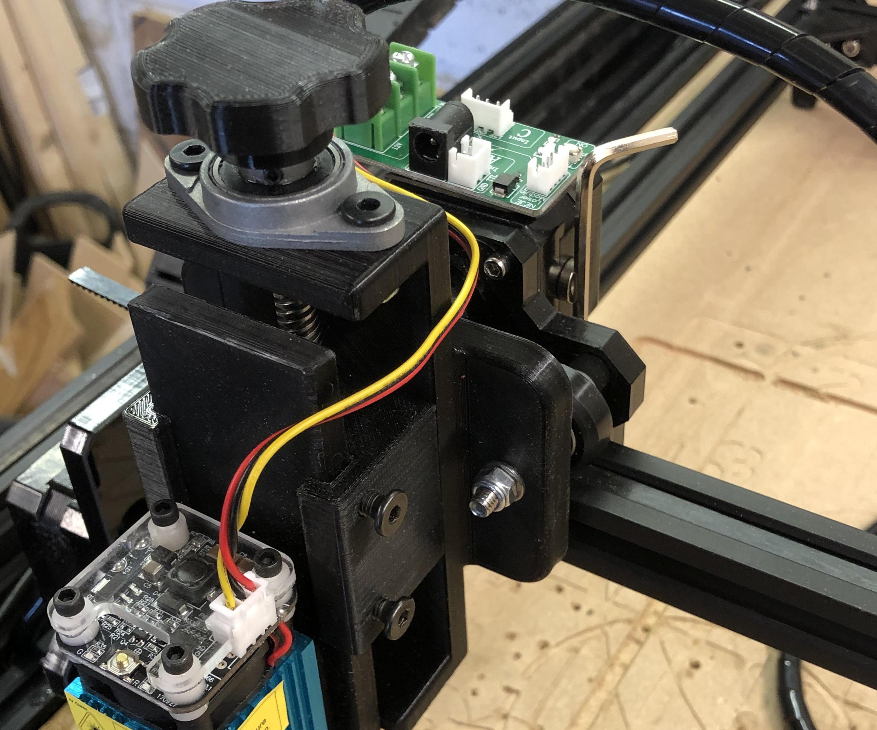 Major Update: 500Mw and Neje 30Watt Laser Height Adjustment Tool for 50cm X 40cm Laser 