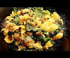 "One Pot" Orecchiette With Sausage & Spinach