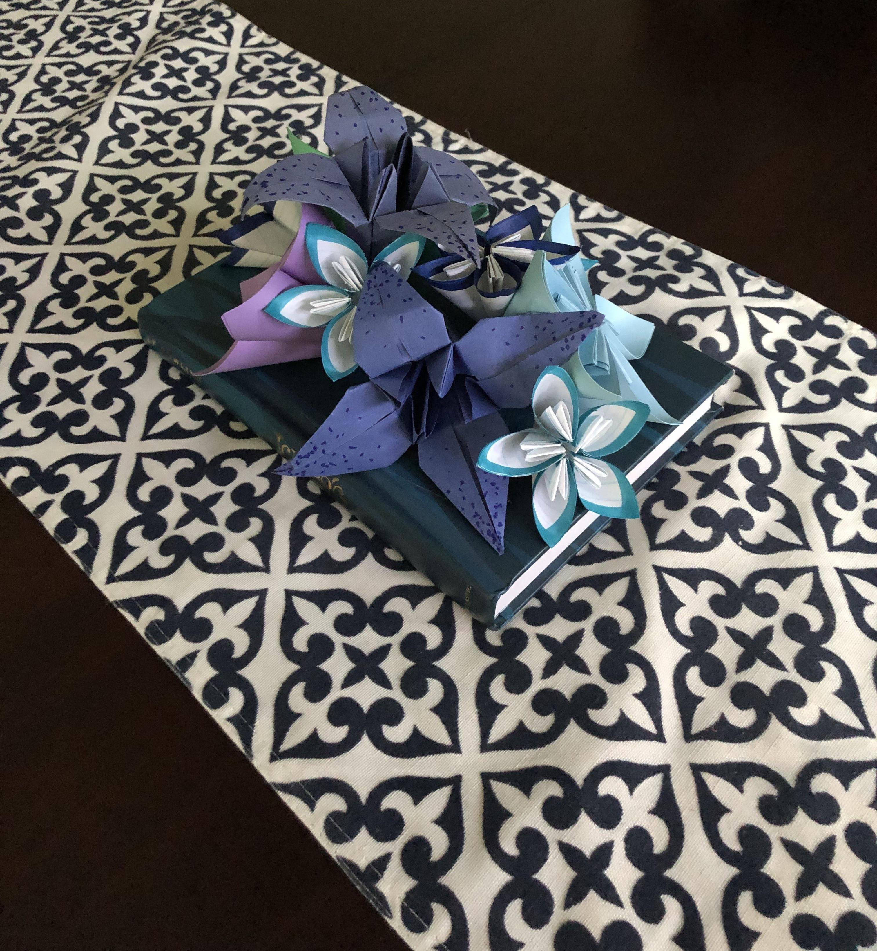 Paper Flower Centerpiece