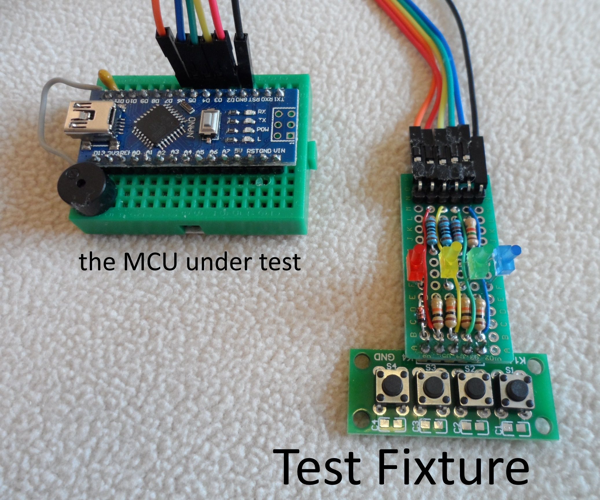 Test Any MCU Using Only 4 I/O Lines