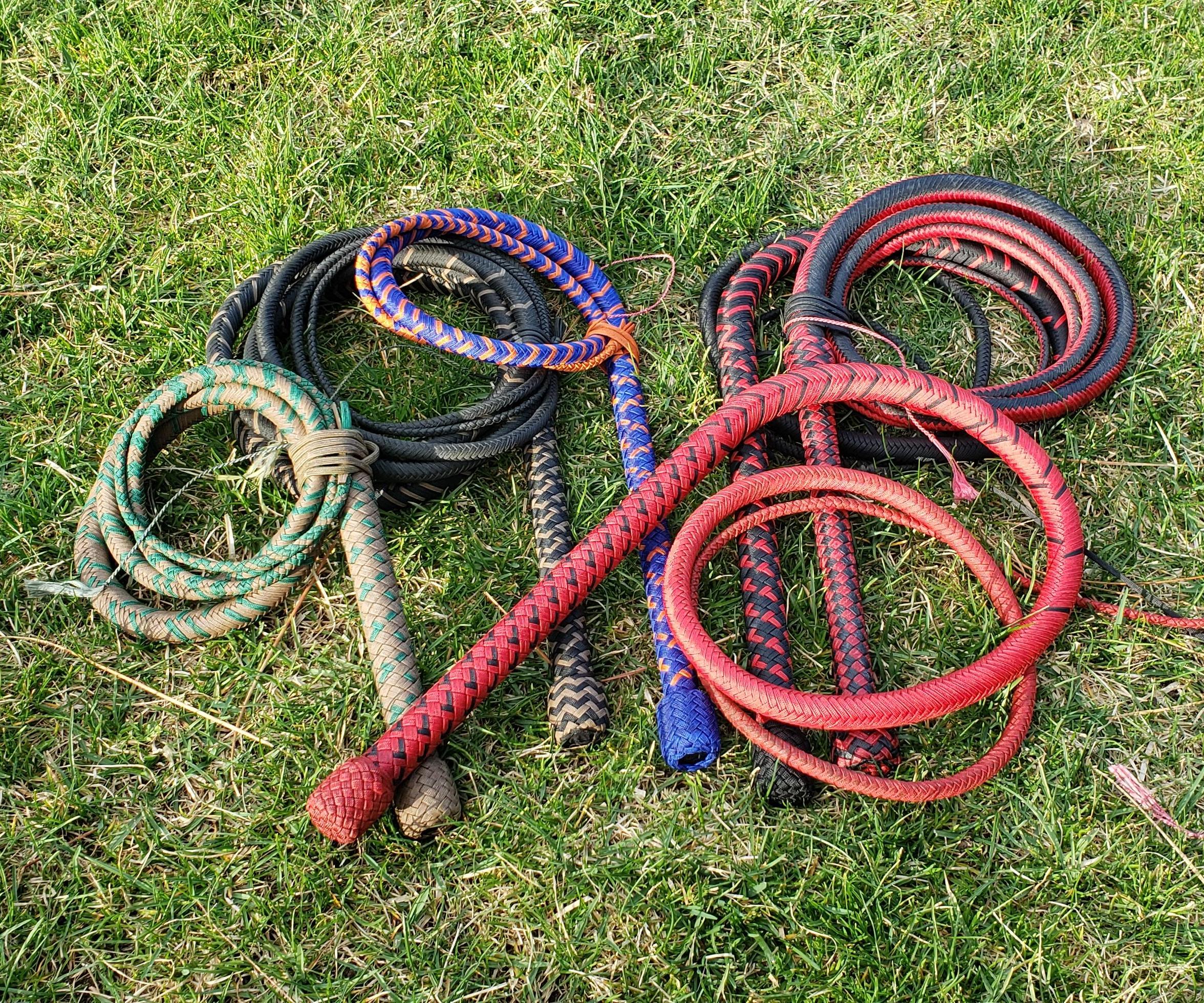 How to Make a 24 Plait 5 Belly Nylon Bullwhip