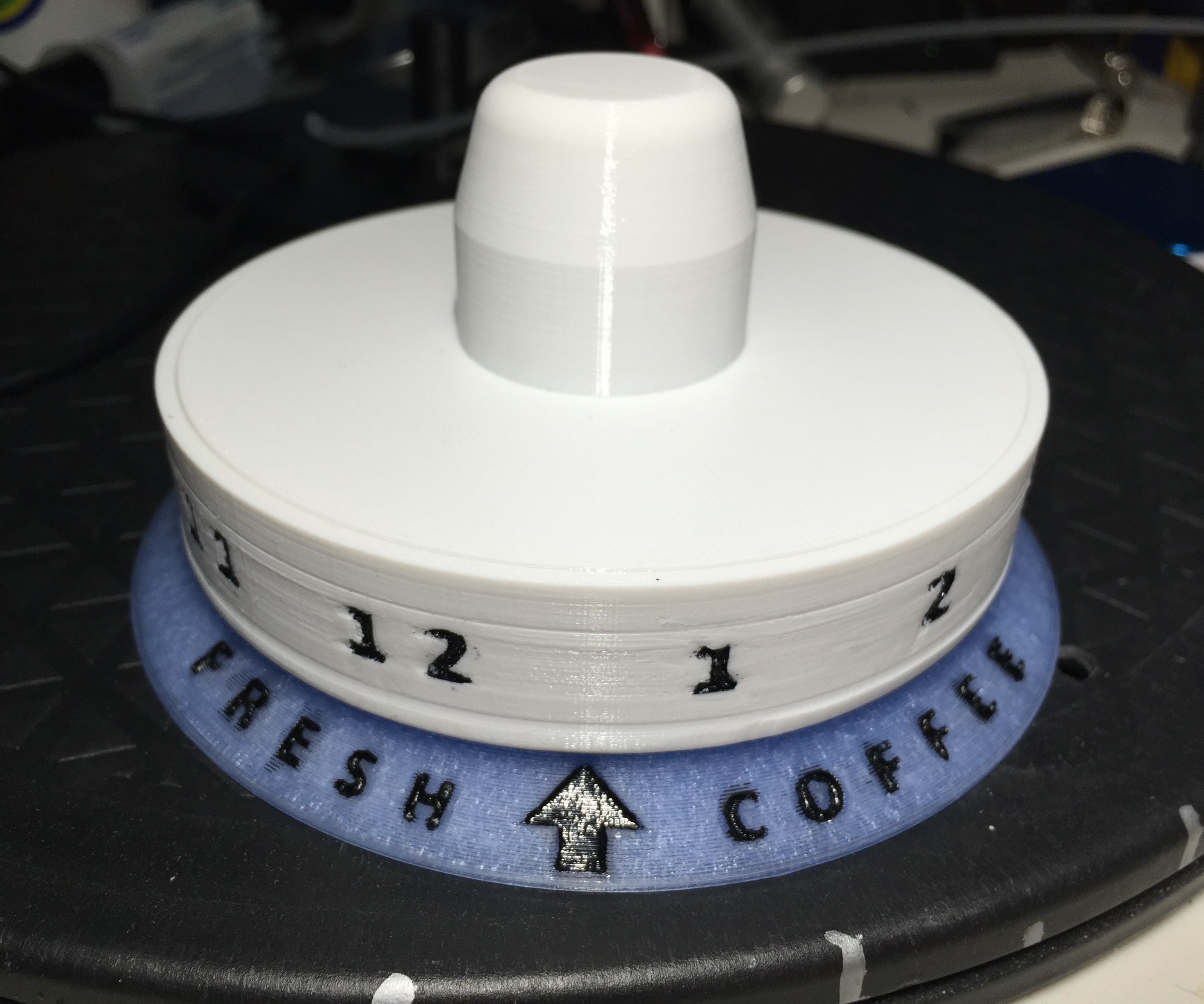 Coffee Time! Brew Clock - 3D Printed