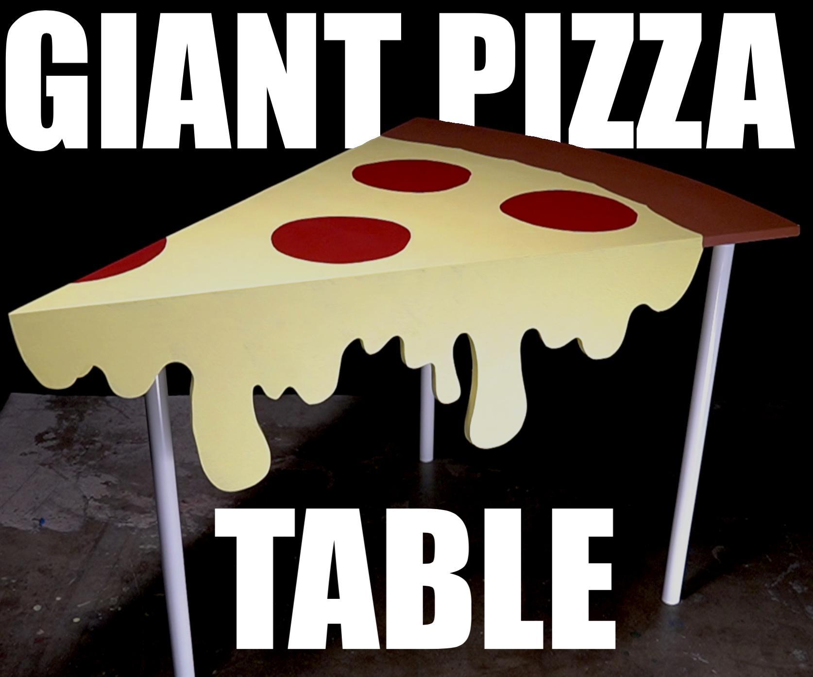 Giant Pizza Table